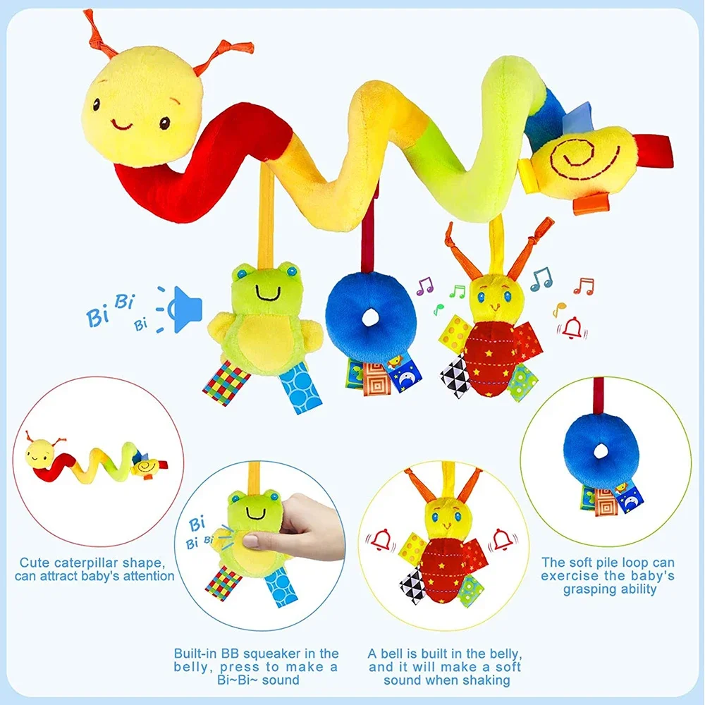 Baby Products Game - Spirale Kinderwagen Spielzeug Neugeborenen Plüsch Hängen
