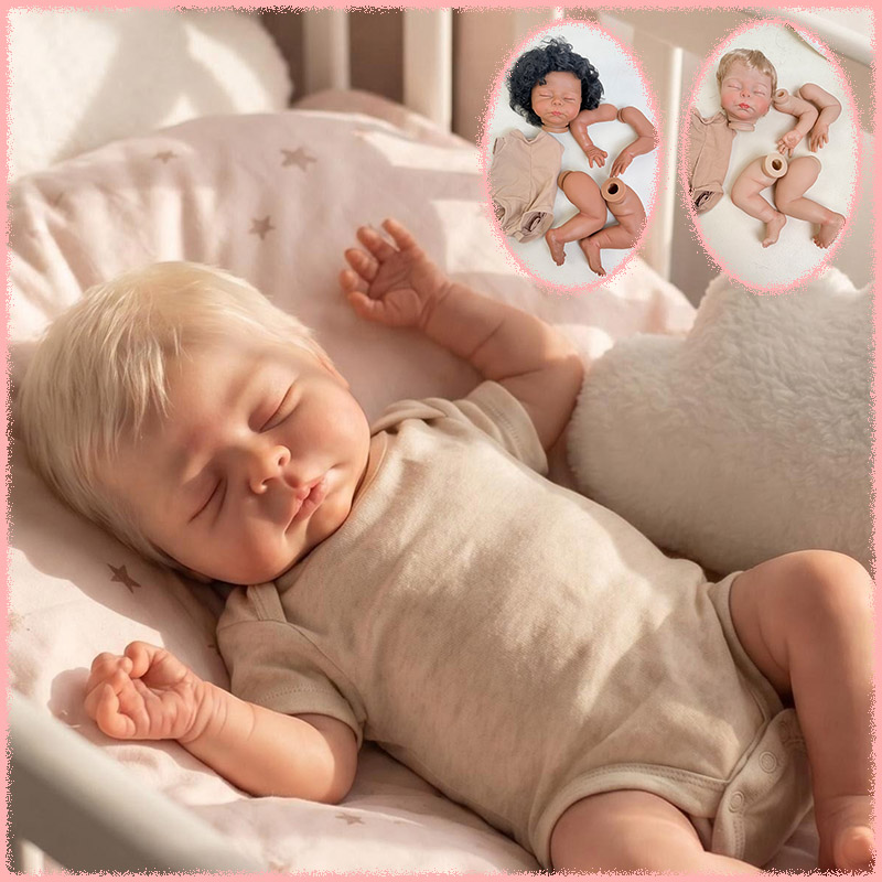 Baby Products Hair - 19 Zoll Handgefertigtes Christopher Reborn Puppen-Set