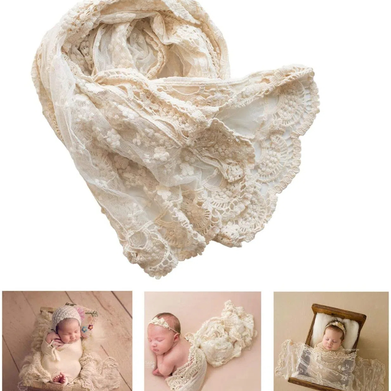 Baby Products Photos - Neugeborenen Fotografie Prop Spitze Wrap Baby