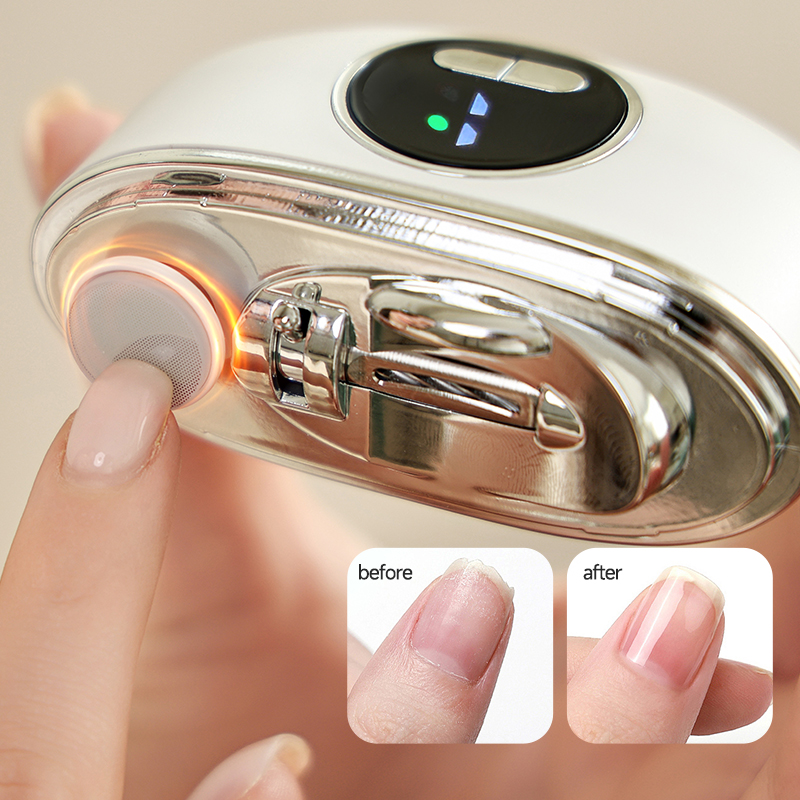 Baby Nail Trimmer Electric - 2-in-1 elektrischer Nagelknipser mit LED-Licht, automatischer