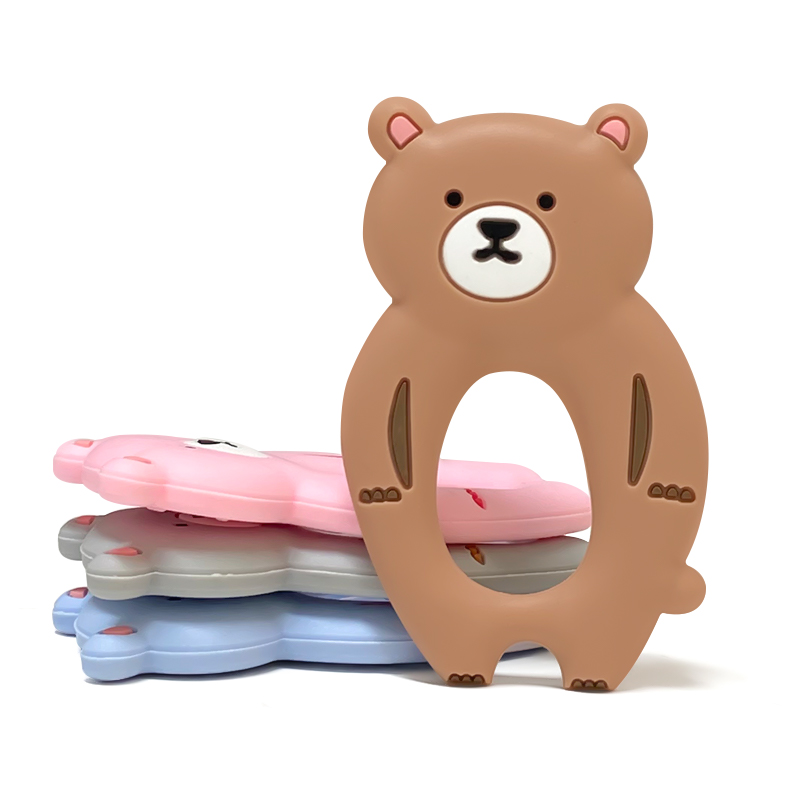 1 stücke Silikon Bär Beißring  – Baby Products Photos Bewertung und Preis
