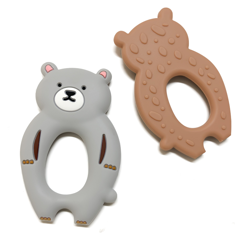 1 stücke Silikon Bär Beißring  – Baby Products Photos Bewertung und Preis
