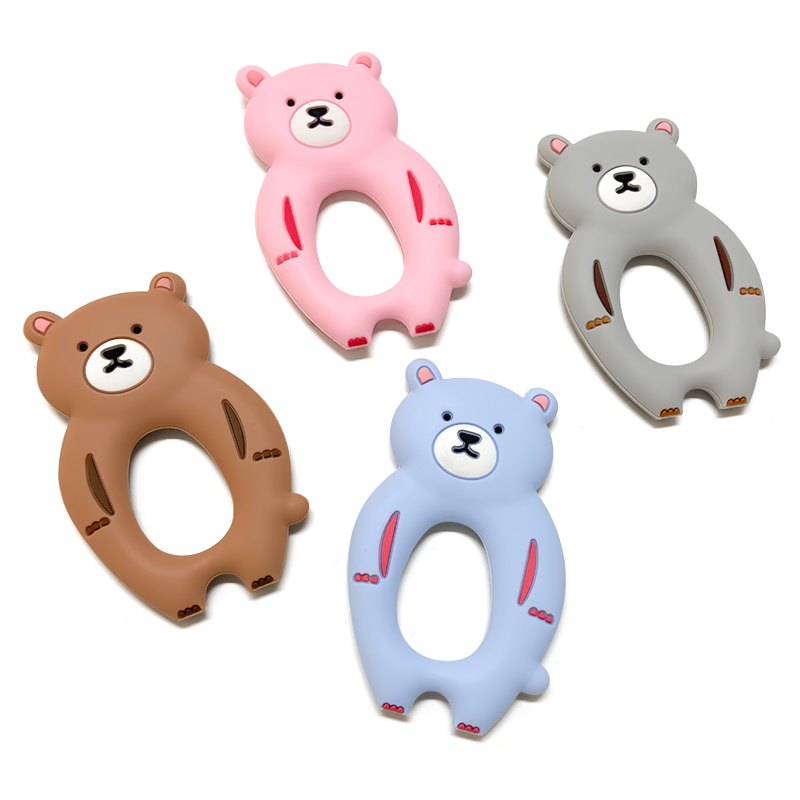 1 stücke Silikon Bär Beißring  – Baby Products Photos Bewertung und Preis