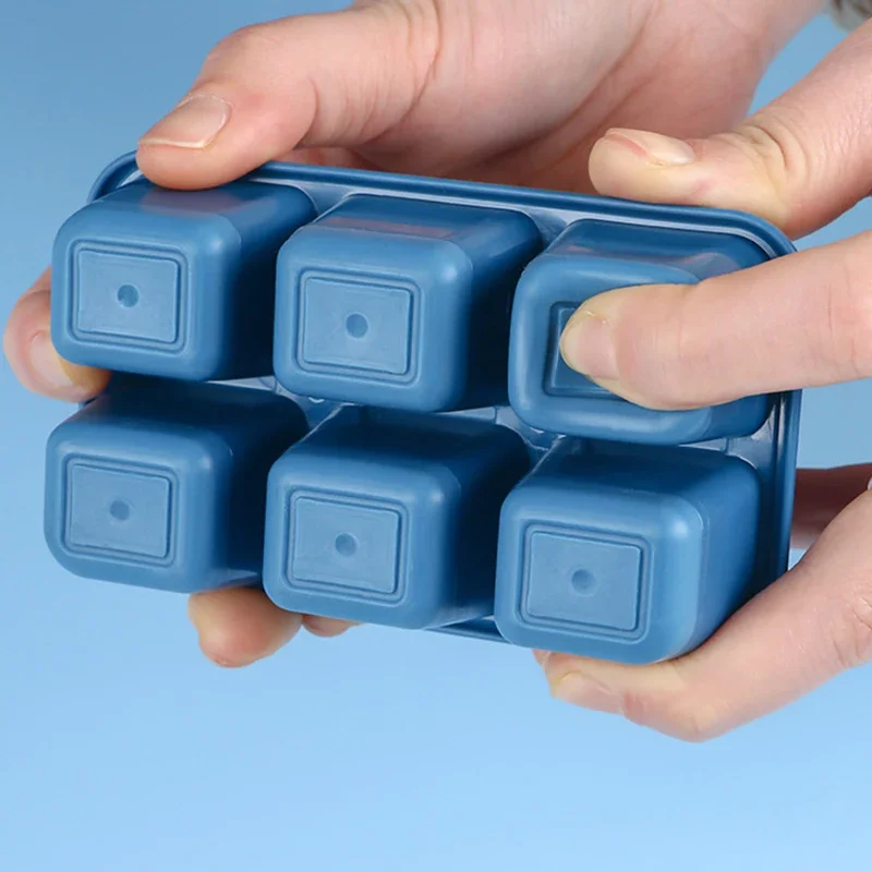 Silikon-Eiswürfel schalen mit  – Baby Products Cream Bewertung und Preis