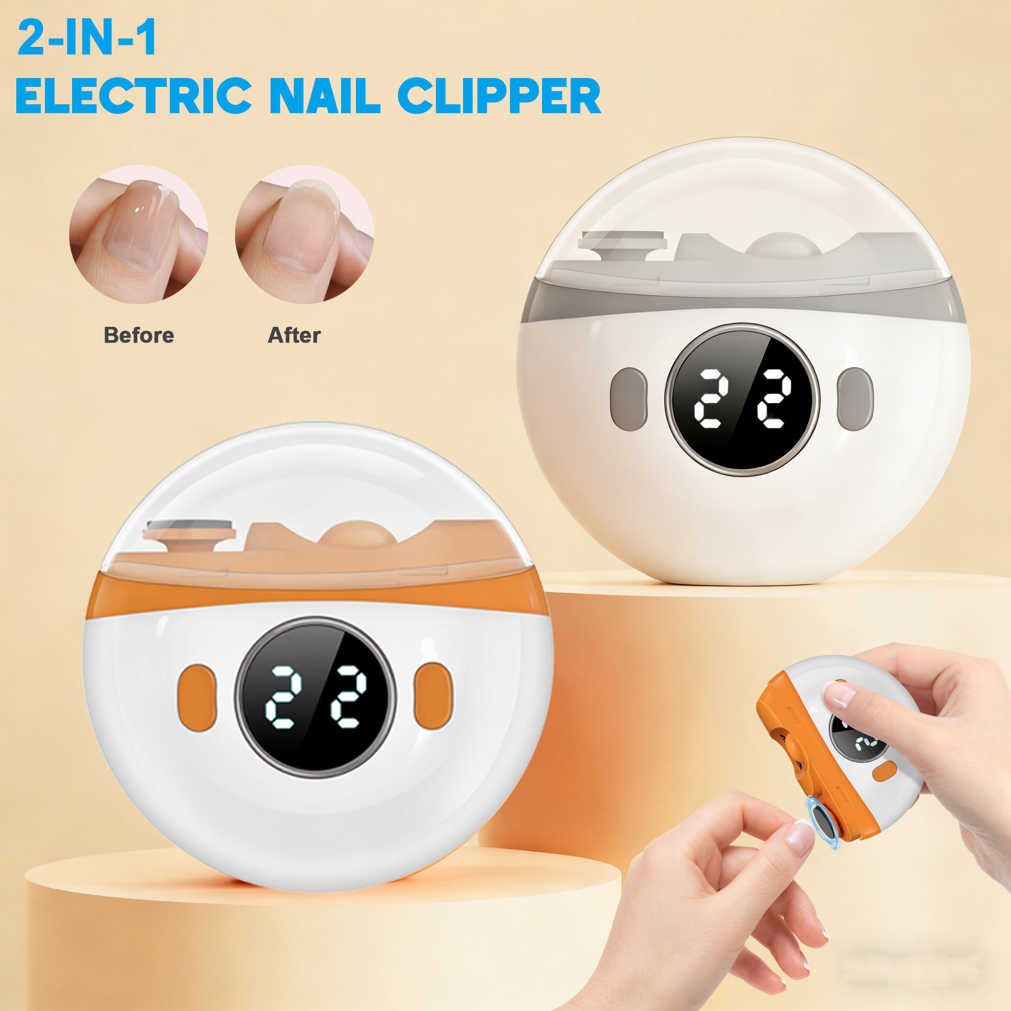 2-in-1 Elektrischer Nagelknips – Baby Nail Trimmer Electric Bewertung und Preis